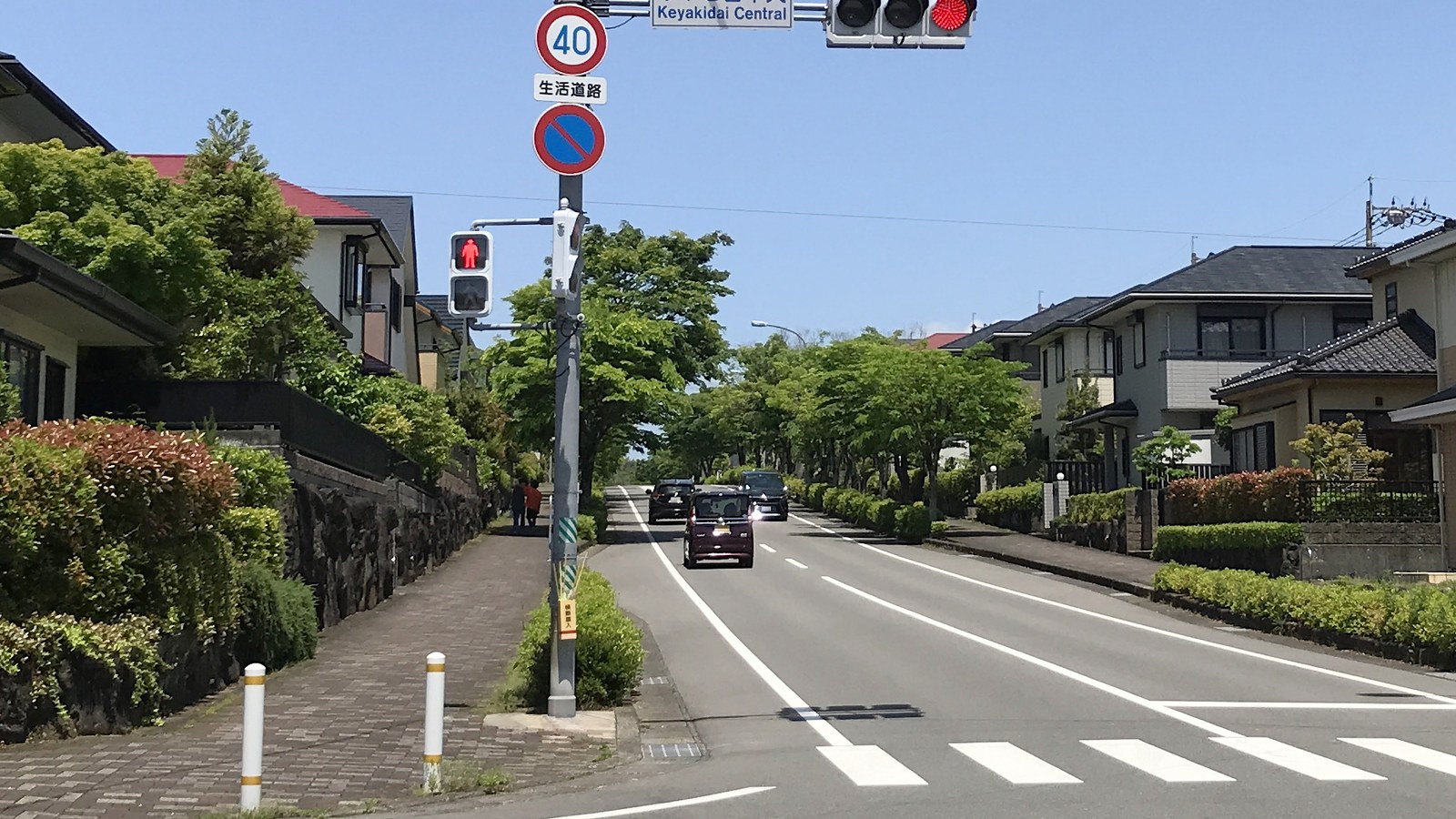 けやき台の住宅街（佐賀県基山町）